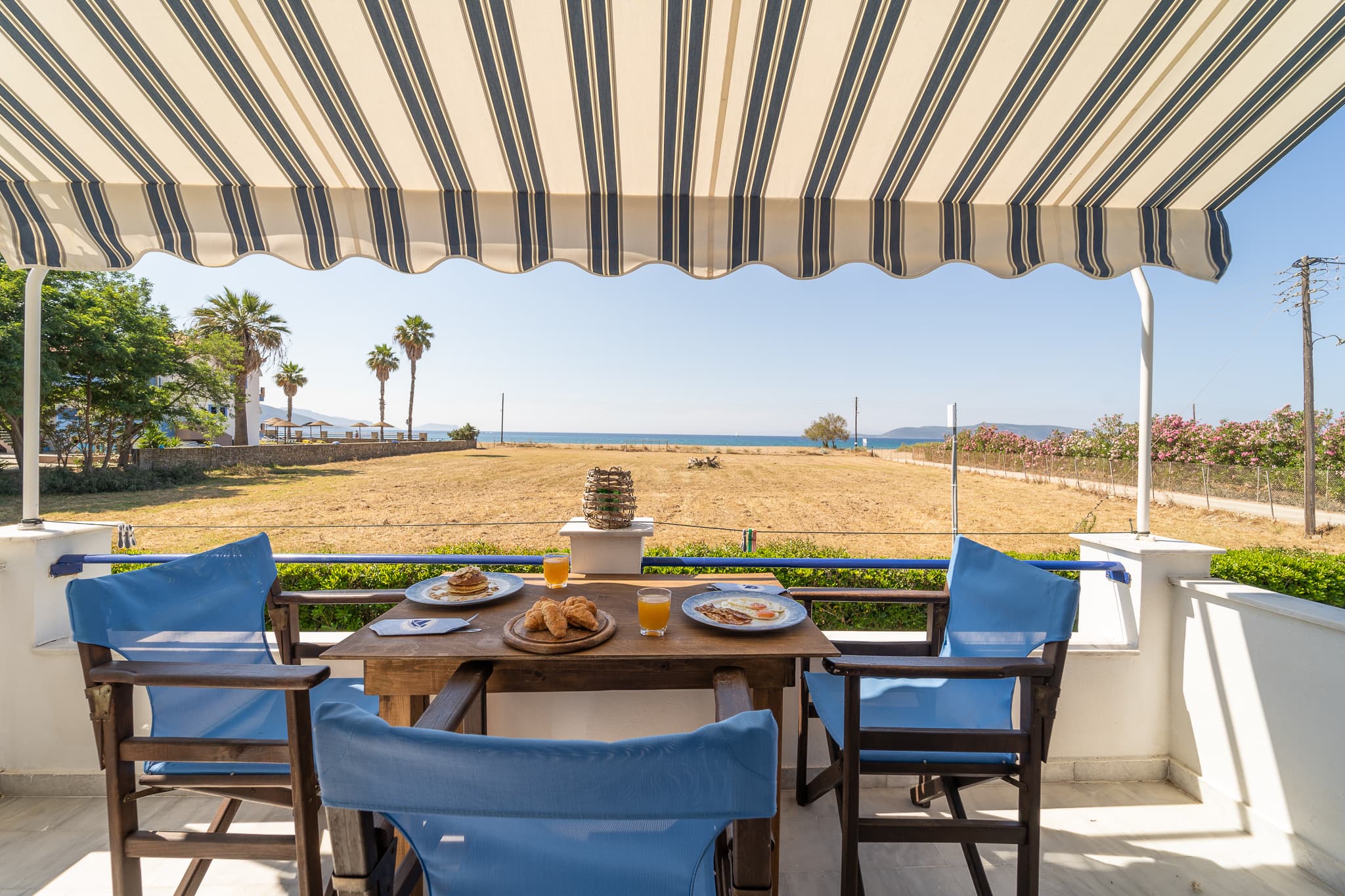 Breakfast on the veranda